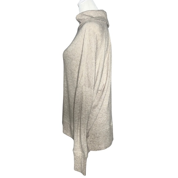 Simply Vera Vera Wang Cowl Neck Sweater | Beige Knit Pullover | Size M - Picture 4 of 8